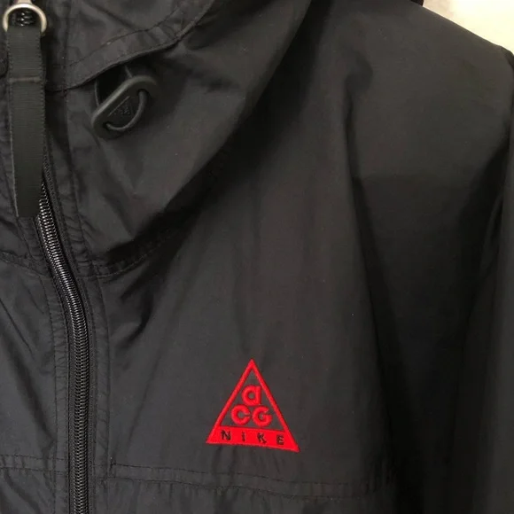Nike ACG Mens Pullover Jacket size Large Half Zip Lightweight Windbreaker Hooded - Picture 2 of 8